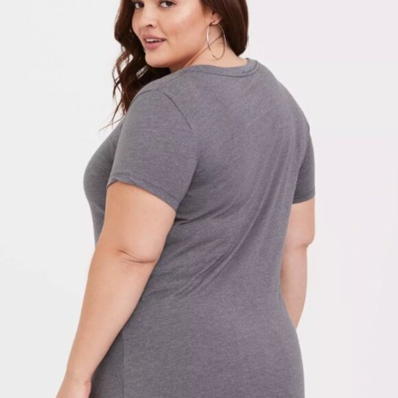 Torrid size 3 Dirty Dancing Baby Corner Grey Scoop Tee - Picture 4 of 8